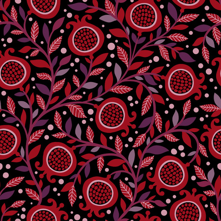 Seamless childish ladybugs pattern. Vector seamless illustration with ladybirds on a beige background with colorful peas.のイラスト素材