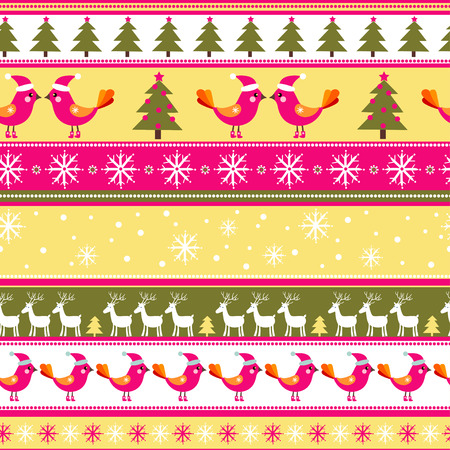 Seamless Christmas pattern. Seamless pattern with New Year's.のイラスト素材