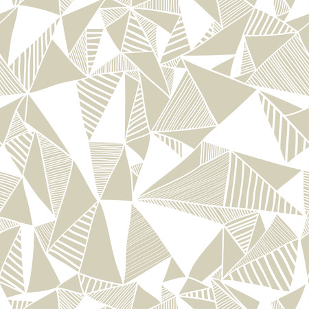 Seamless texture with triangles, mosaic endless pattern.のイラスト素材
