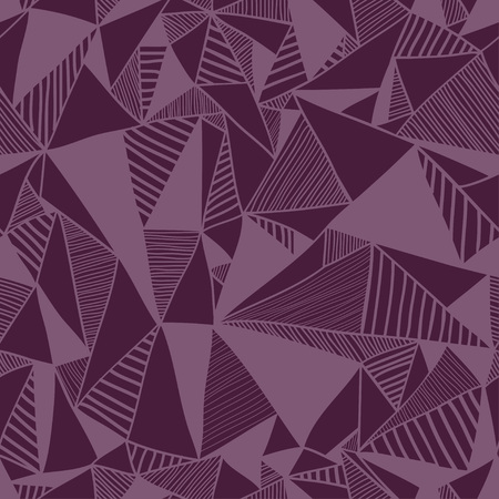 Seamless texture with triangles, mosaic endless pattern.のイラスト素材
