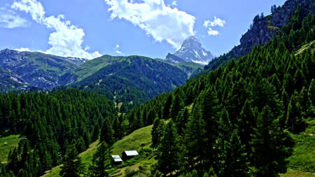 Iceland's scenic mountain sceneryの写真素材