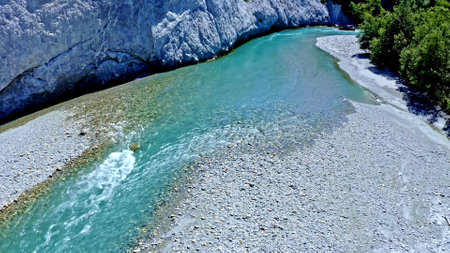 Iceland's scenic mountain sceneryの写真素材