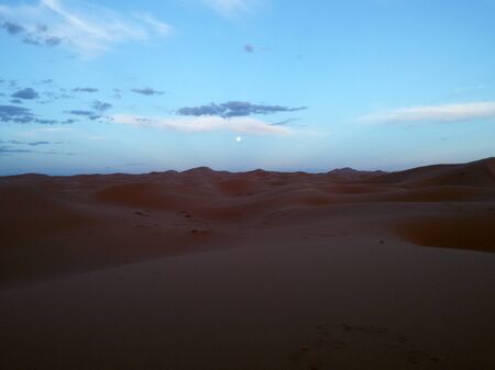Late evening desert in Morocco, 2015のeditorial素材