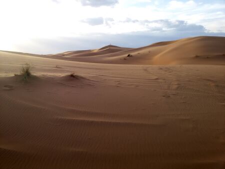 Sandy desert in Morocco, 2015のeditorial素材