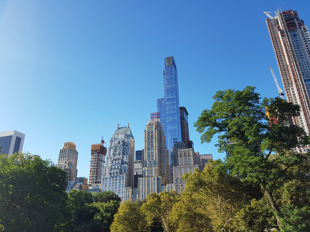 Cityscape from Central Park, New York 2017のeditorial素材