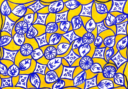 watercolor background  color pattern and ornament