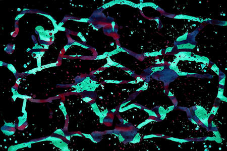 Abstract watercolor strokes as background, hand drawn creative artwork.の写真素材