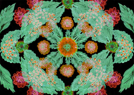 abstract creative drawing as background, hand drawn artwork, watercolor on paperの写真素材