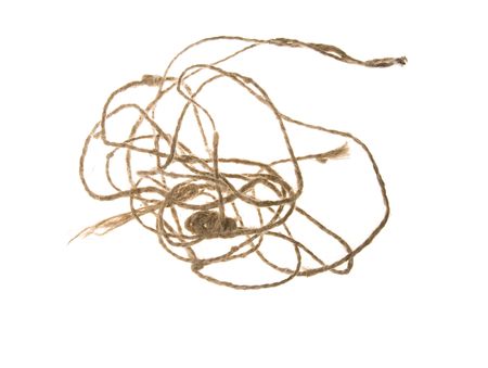 rope isolated on white background