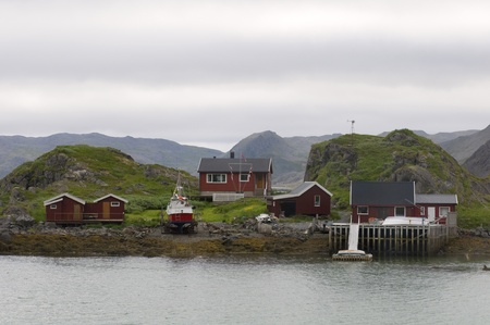 landscape of Norwegian fjord