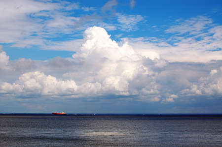 blue sea & skyの写真素材