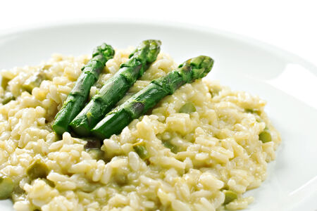 Risotto with Asparagusの写真素材