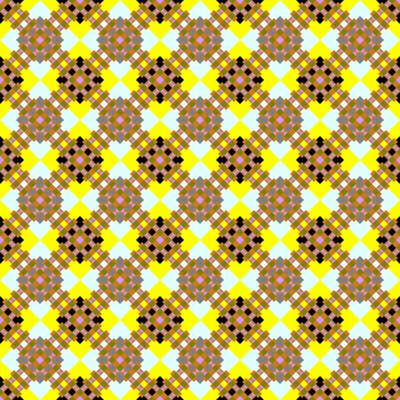 graphic ornament made geometric shapes, different colouring,shapes and sizes