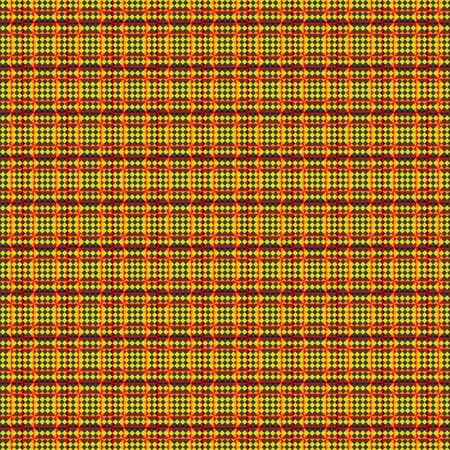 graphic ornament made geometric shapes, different colouring,shapes and sizesのイラスト素材