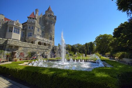 Casa Loma in Torontoの写真素材