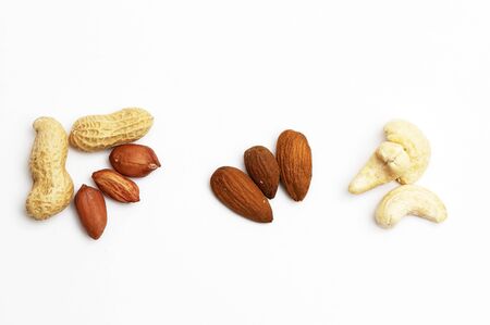 Different nutsの写真素材