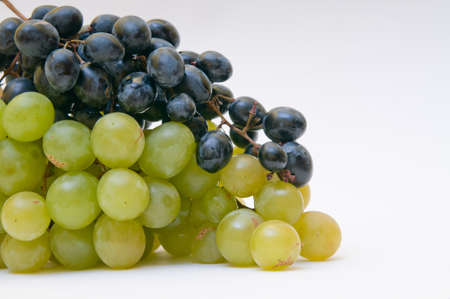Red and green grapes