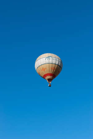 Pereslavl-Zalessky, Yaroslavl Region, Russia, July 19, 2014: Aeronautics Festival Golden Ring of Russia in Pereslavl-Zalessky. Balloon on a background of blue sky.のeditorial素材
