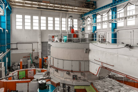 Nuclear reactor in a science institute indoorsのeditorial素材
