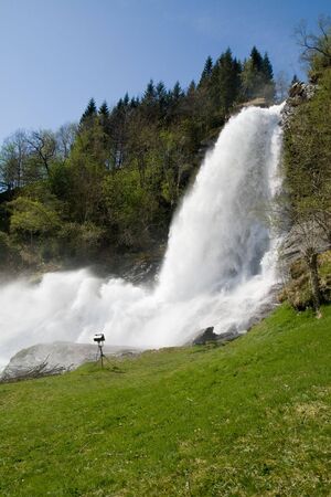 Steinsdalsfossen,Kvam - Norwayの写真素材