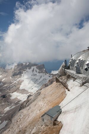Zugspitze in Garmisch-Partenkirchen, Germanyの写真素材