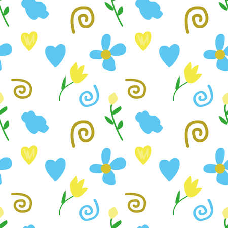 background with flowersのイラスト素材