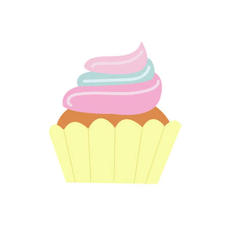 Vector illustration baby gender reveal party