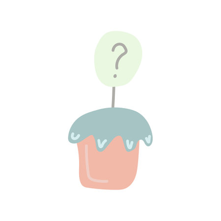 Vector illustration baby gender reveal partyのイラスト素材
