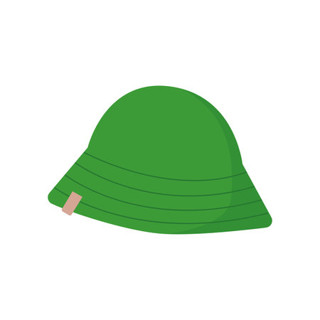 vector illustration of panama hatのイラスト素材