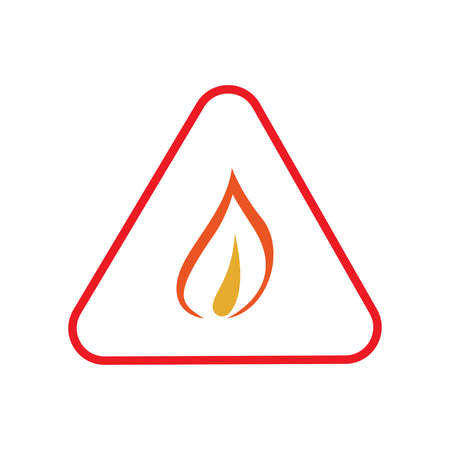 flame vector illustration in doodle styleのイラスト素材