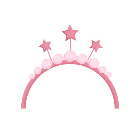 Vector illustration of birthday headband decorationのイラスト素材