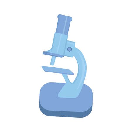 Vector illustration of a microscopeのイラスト素材