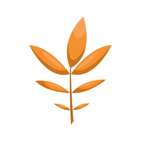 vector illustration of autumn leavesのイラスト素材