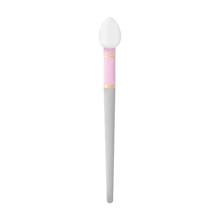 Vector illustration of a makeup brush, realismのイラスト素材