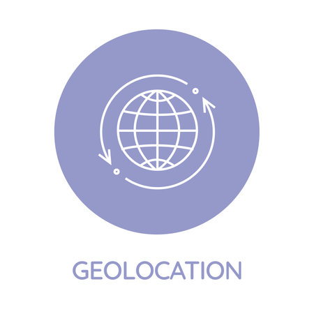 Geolocation icon. Geolocation vector symbol for your web site design, logo, app, UI.のイラスト素材