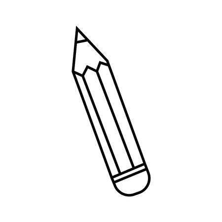 Pencil. Vector illustration in doodle style.のイラスト素材