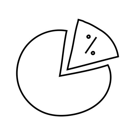 Graph, analytics doodle .Vector isolated on white backgroundのイラスト素材