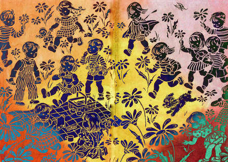 image of a simple patternの写真素材