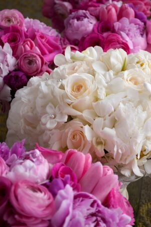 Bridal Party Wedding Flowersの写真素材