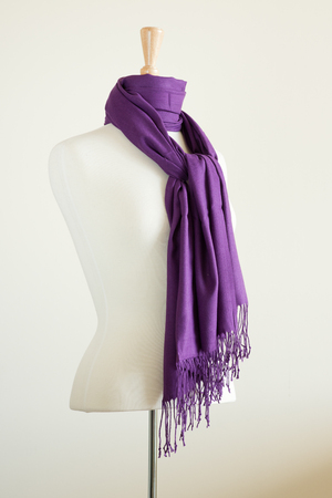 Mannequin Torso displayed with Wrap Scarf Shawlの写真素材