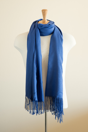 Mannequin Torso displayed with Wrap Scarf Shawlの写真素材