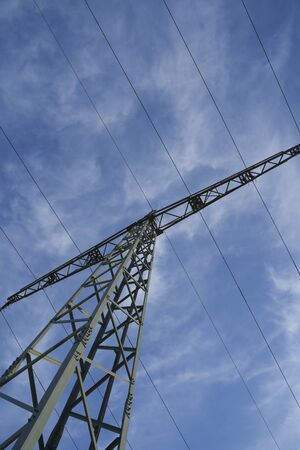 Utility Pole in Neustadt an der Weinstrasseの写真素材