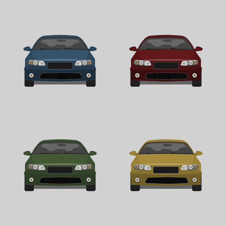 modern passenger car. auto designのイラスト素材