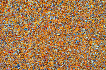 Texture of multi-colored small stonesの写真素材