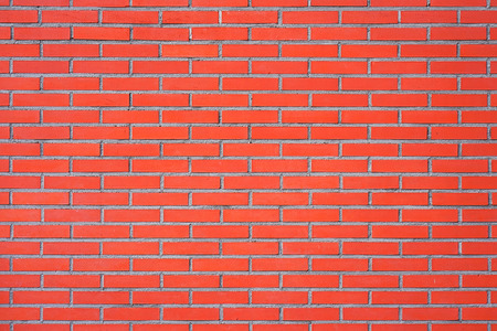 Red Brick wall for background or texture. Old red brick wall texture background
