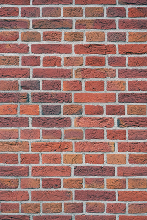 Old red Brick wall for background or texture. New red brick wall texture backgroundの写真素材