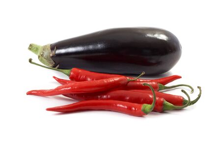 Fresh vegetables on a white backgroundの写真素材