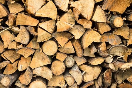 Firewood dirty and sloppy composed of a ground .