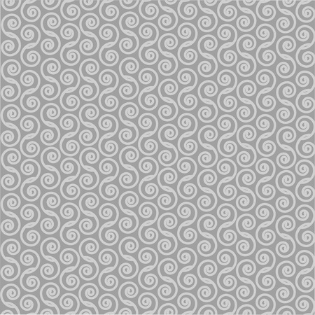 Light grey curls on a gray background .のイラスト素材