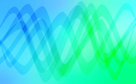 Abstract blue-green background with curves .